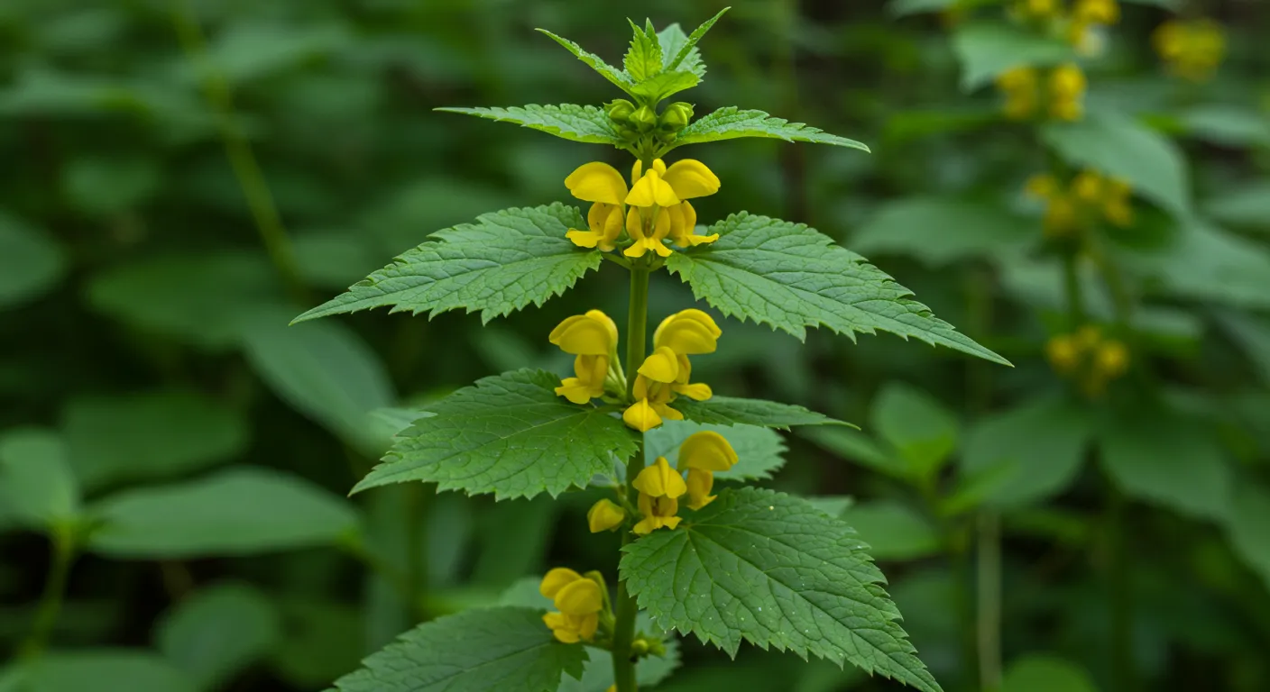 Yellow Archangel With Cute Small Flowers Yellow Archangel With Cute Small Flowers