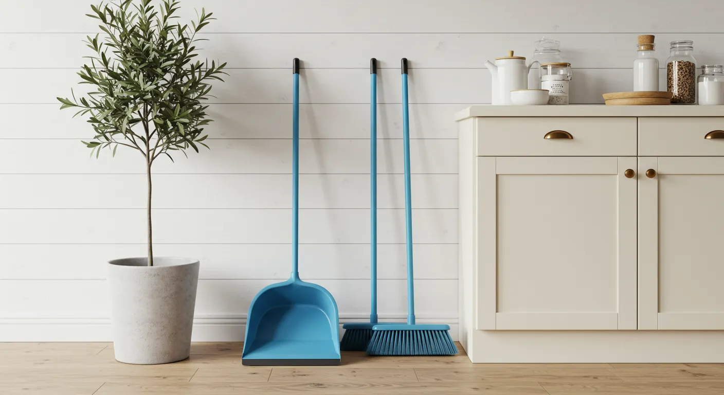 Angled Broom and Dustpan Angled Broom and Dustpan