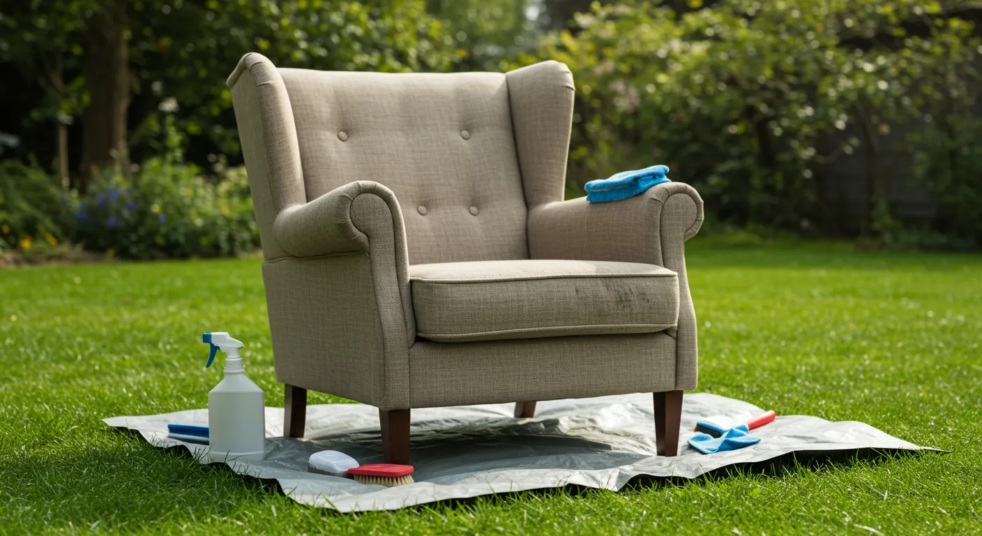 Preparing the Area for Cleaning the Chair Preparing the Area for Cleaning the Chair