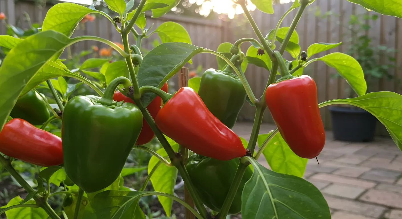 Peppers As A Vibrant Colorful Companion Plant For Sunflowers Peppers As A Vibrant Colorful Companion Plant For Sunflowers