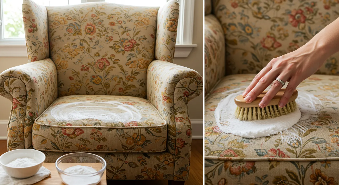 Using Baking Soda For Cleaning The Chair Using Baking Soda For Cleaning The Chair