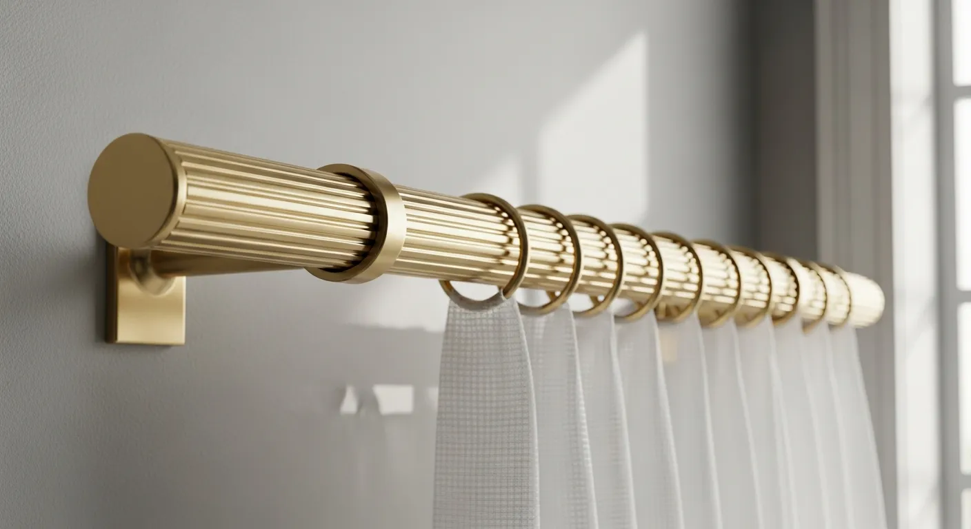 single rod curtain