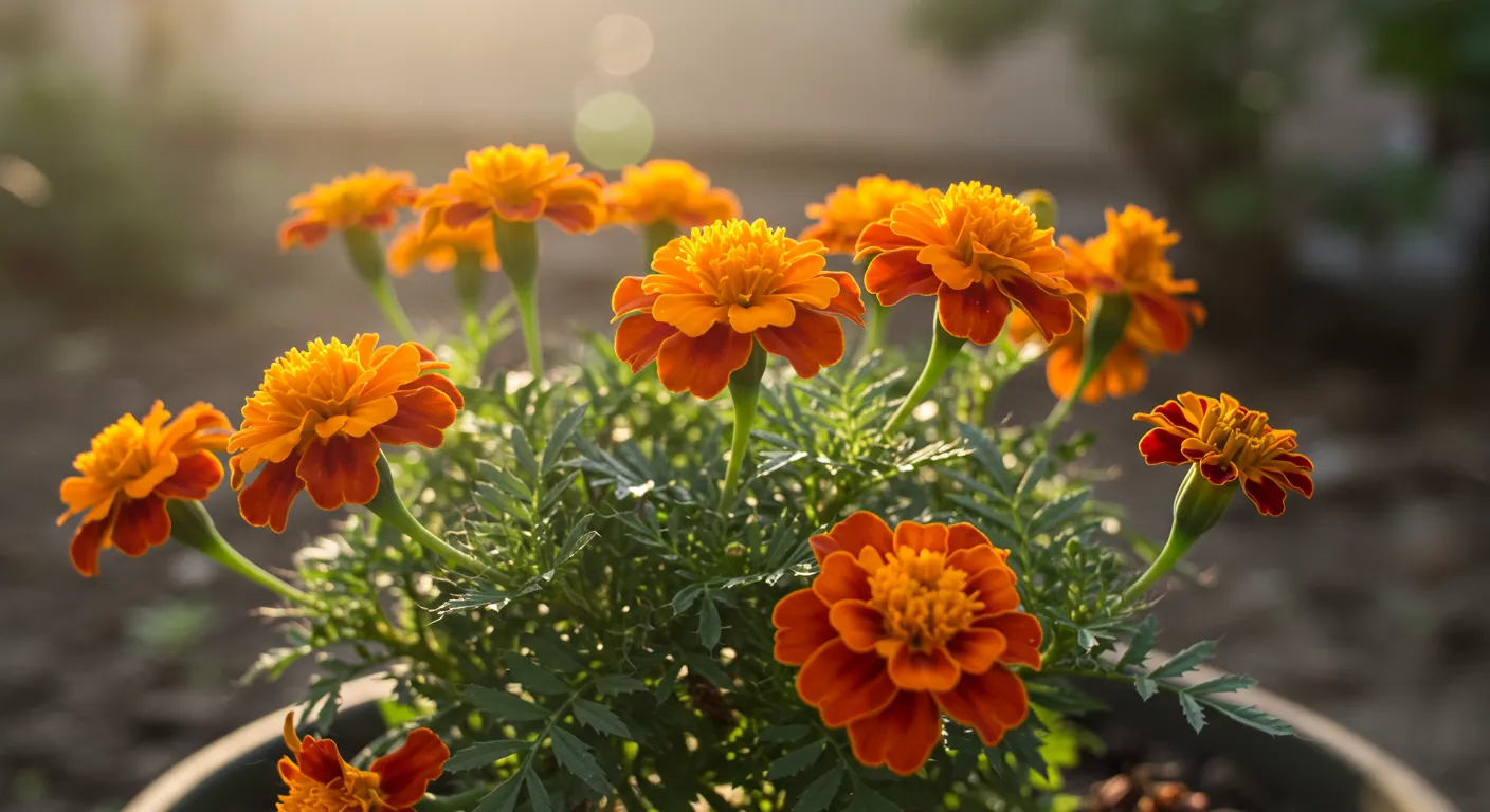 Marigold As A Best Companion For Sunflowers Marigold As A Best Companion For Sunflowers