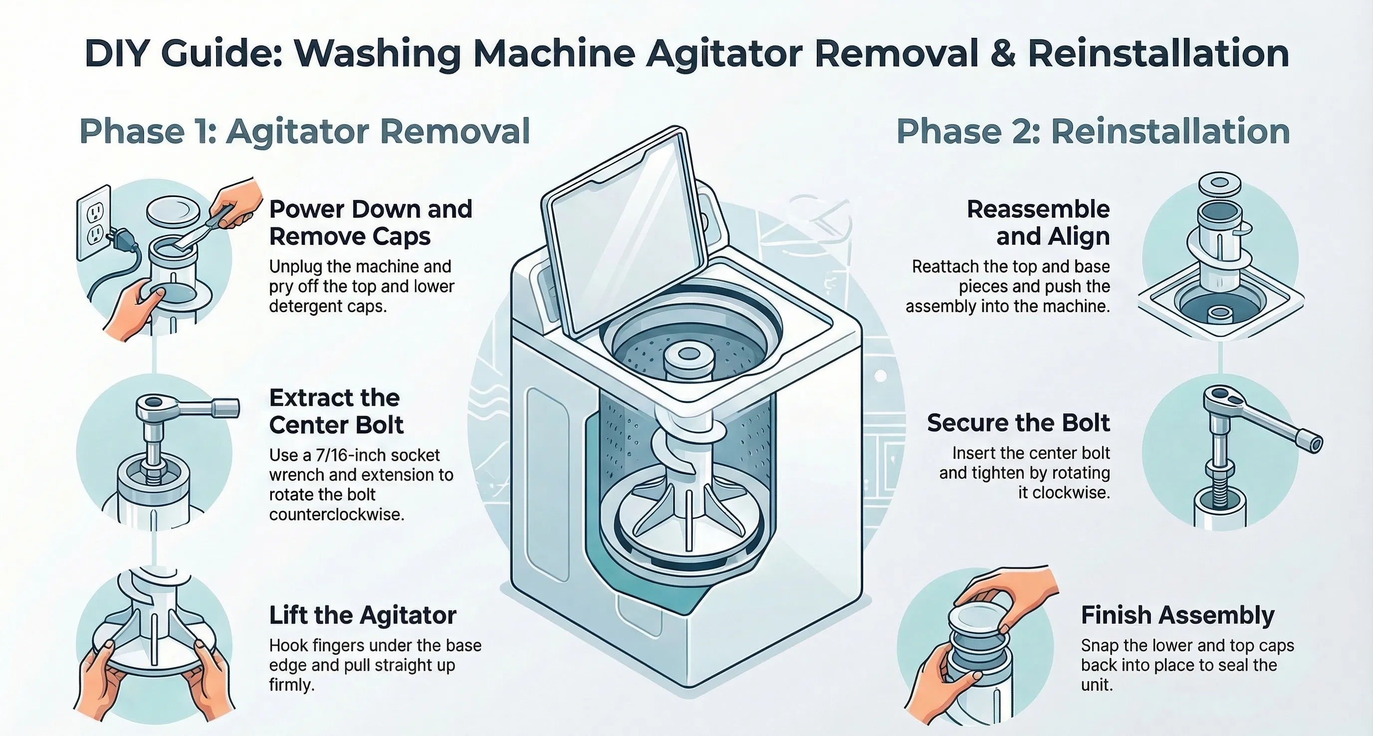 Washing machine agitator