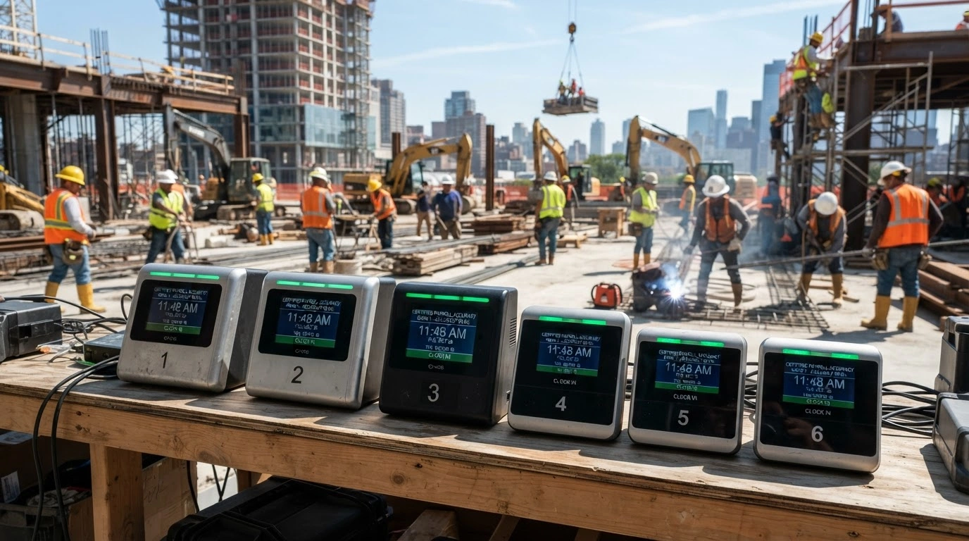 6 Construction GPS Time Clock Platforms Ranked for Certified Payroll Accuracy