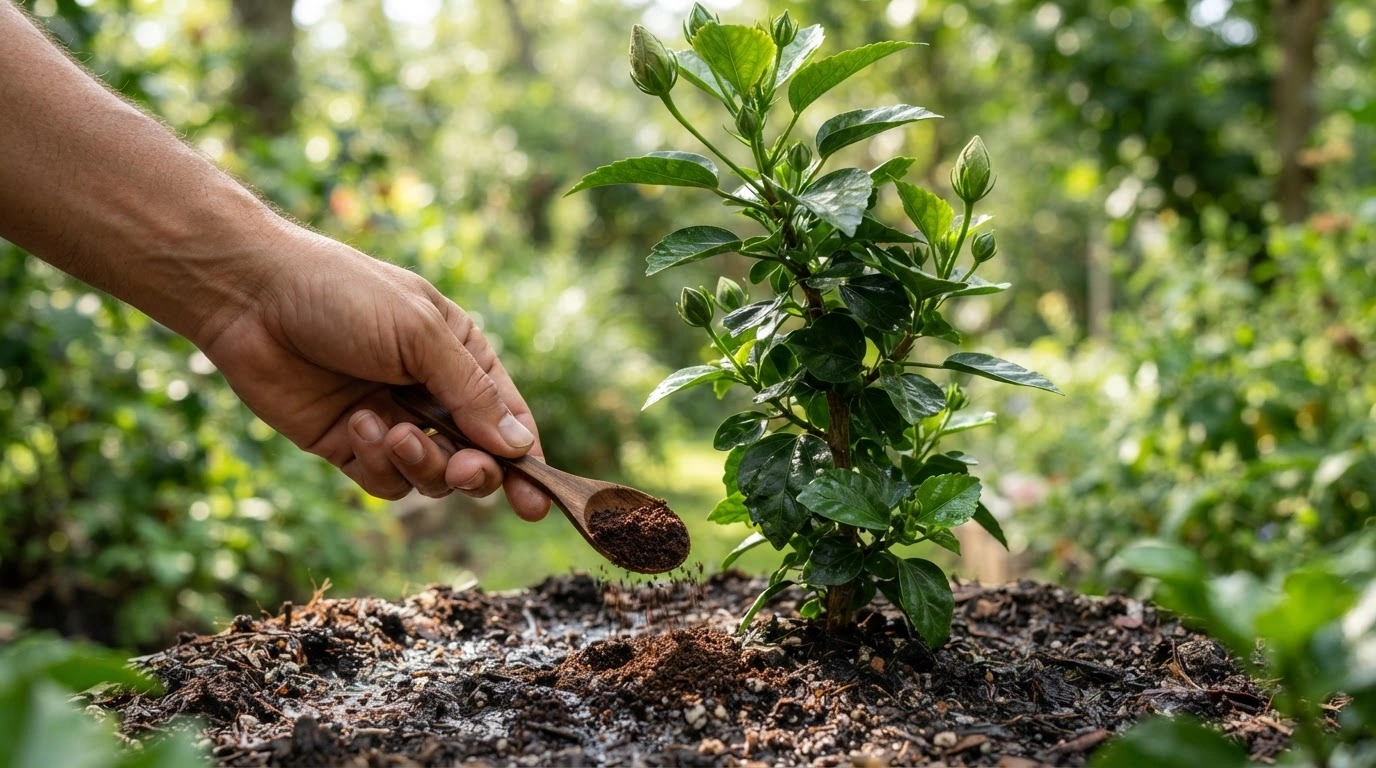 Do Hibiscus Plants Like Coffee Grounds