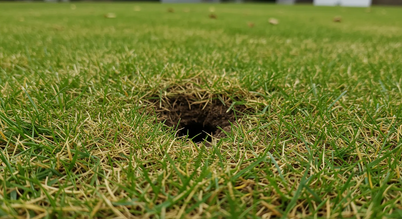 Bunny Holes In Yard