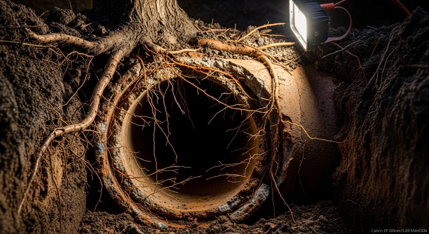 How Tree Roots in Littleton Cause Permanent Sewer Line Damage That Leads to Replacement