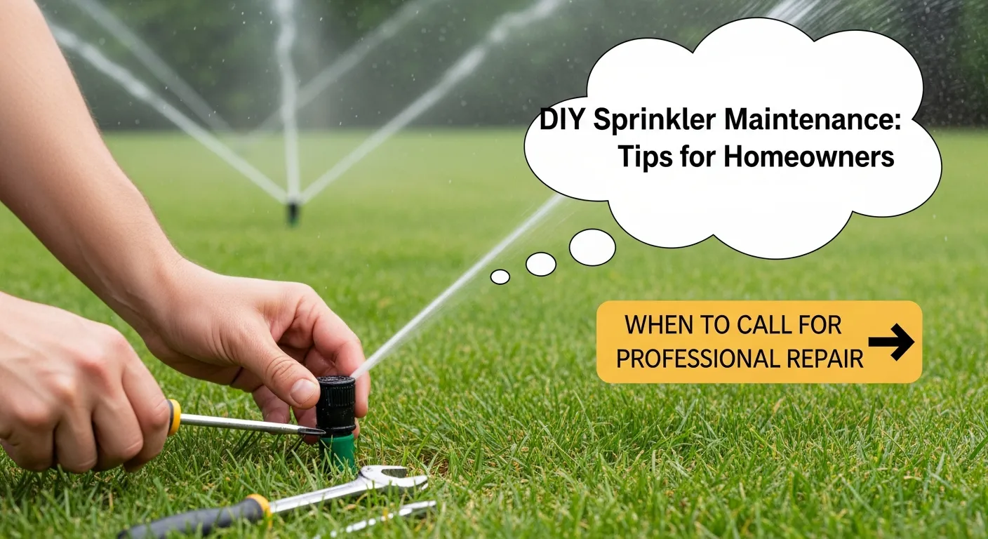 DIY Sprinkler Maintenance: Tips for Homeowners and When to Call for a Professional Repair