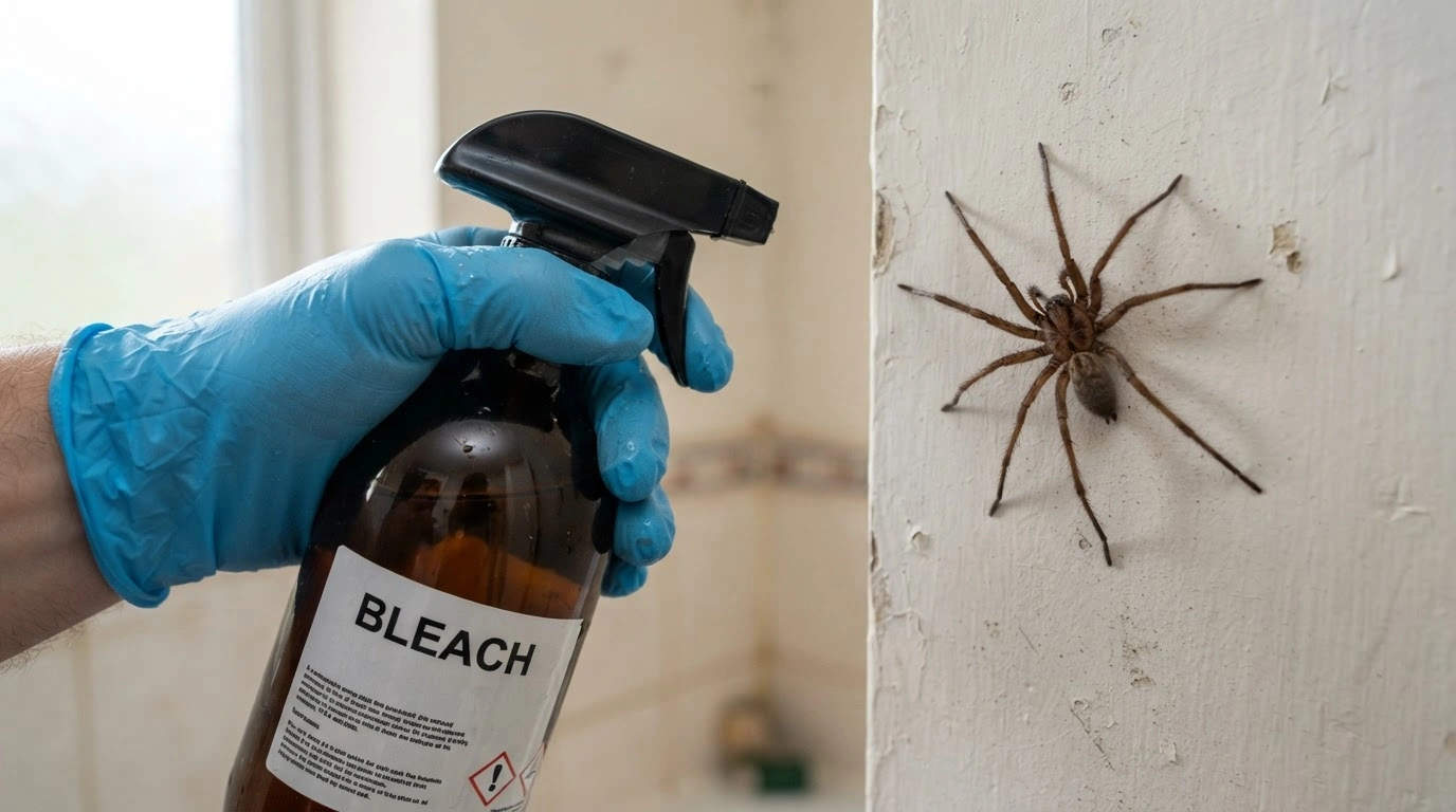 Do Spiders Hate the Smell of Bleach