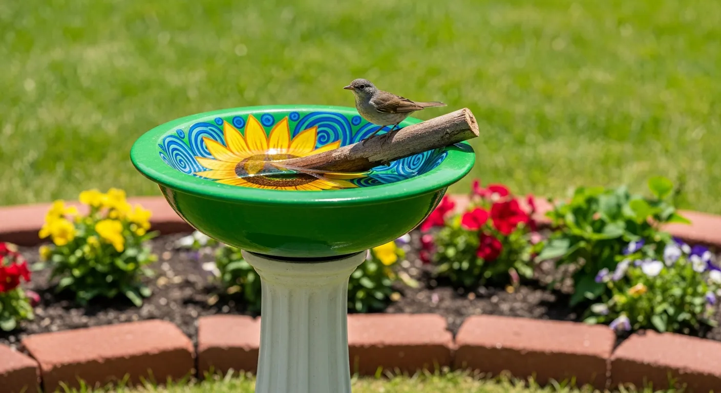 Homemade Bird Bath