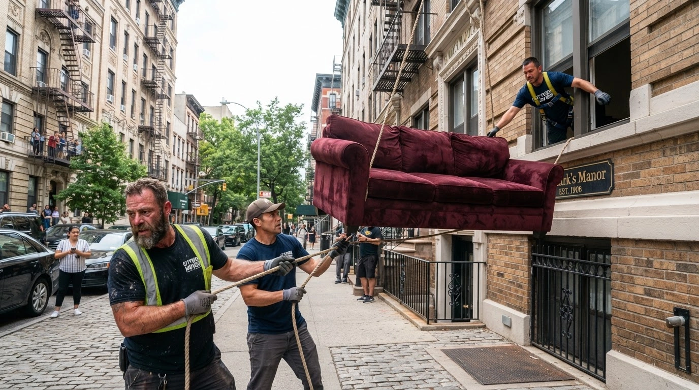 How Movers Hoist Furniture Through Windows