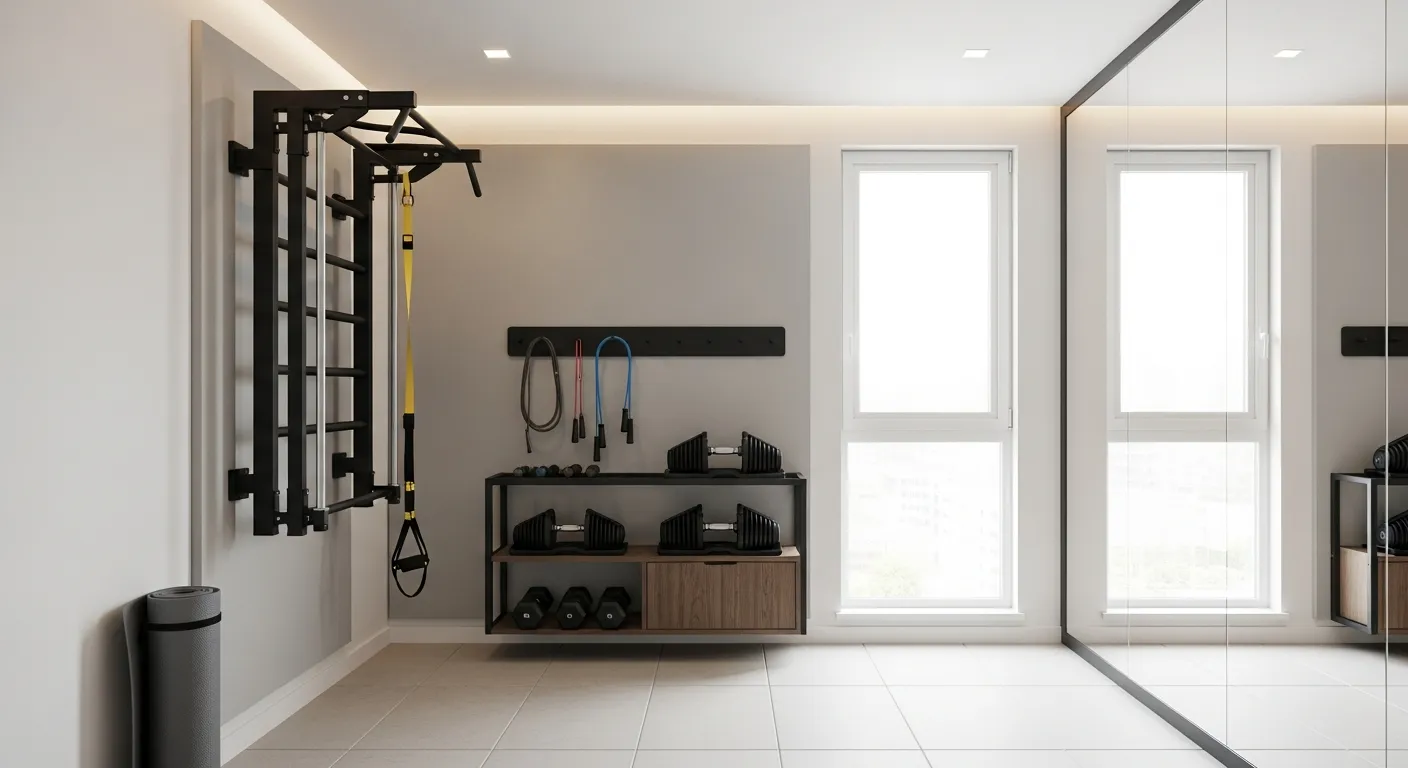 How To Save Space In Your Home Workout Area