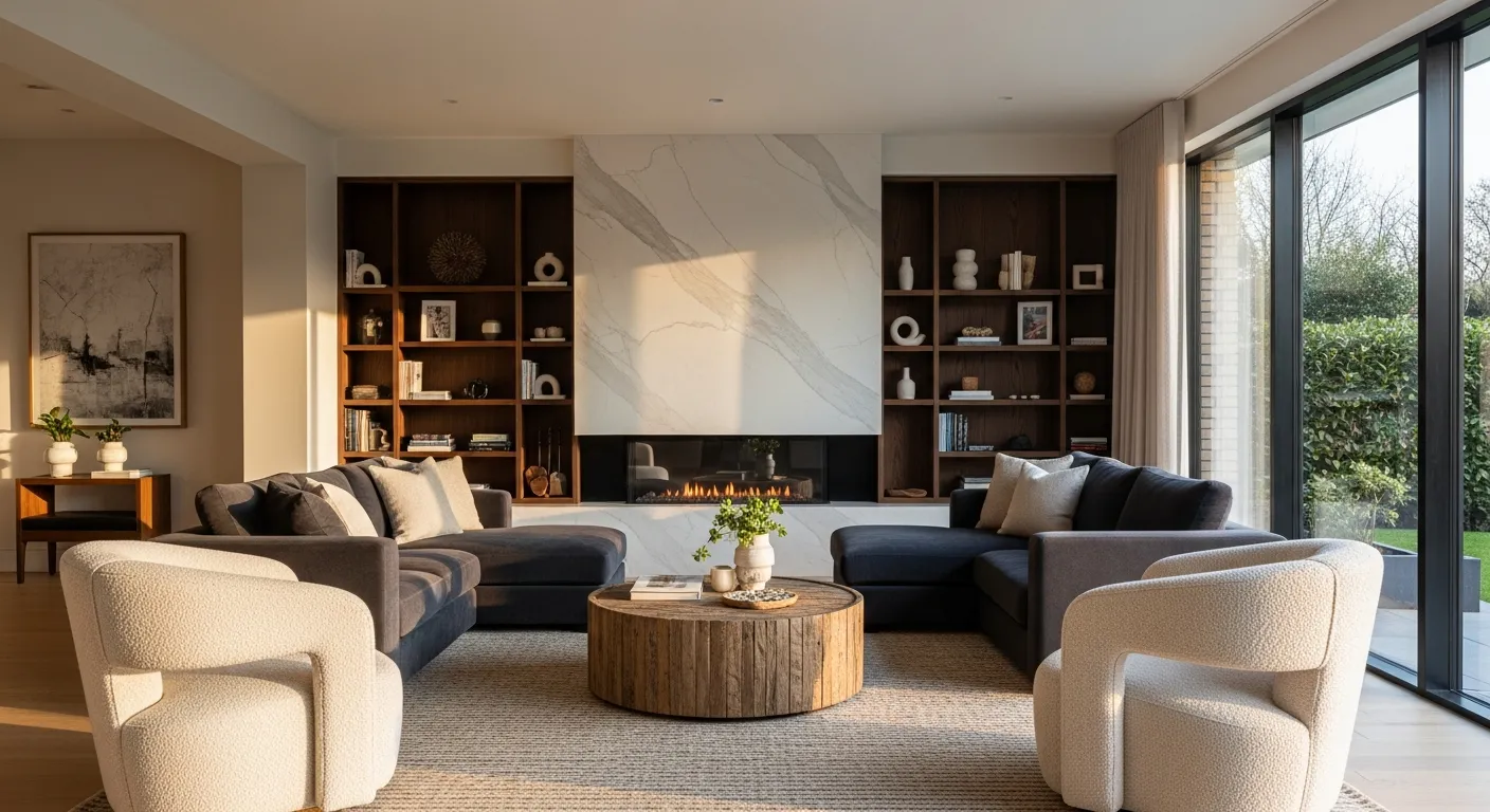 How to Arrange Living Room Furniture Around Something Other Than a TV