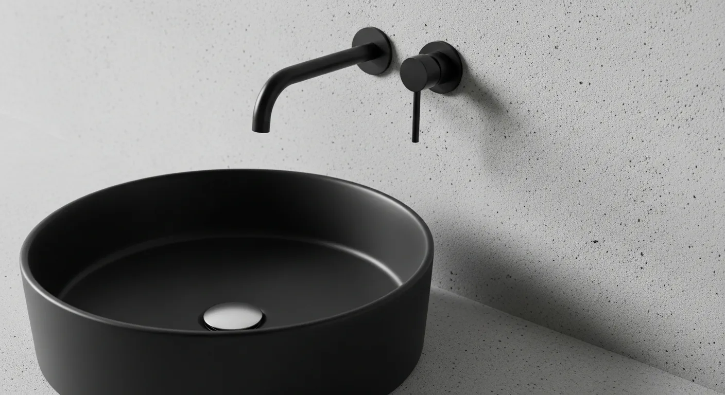 How to Clean Matte Black Bathroom Hardware