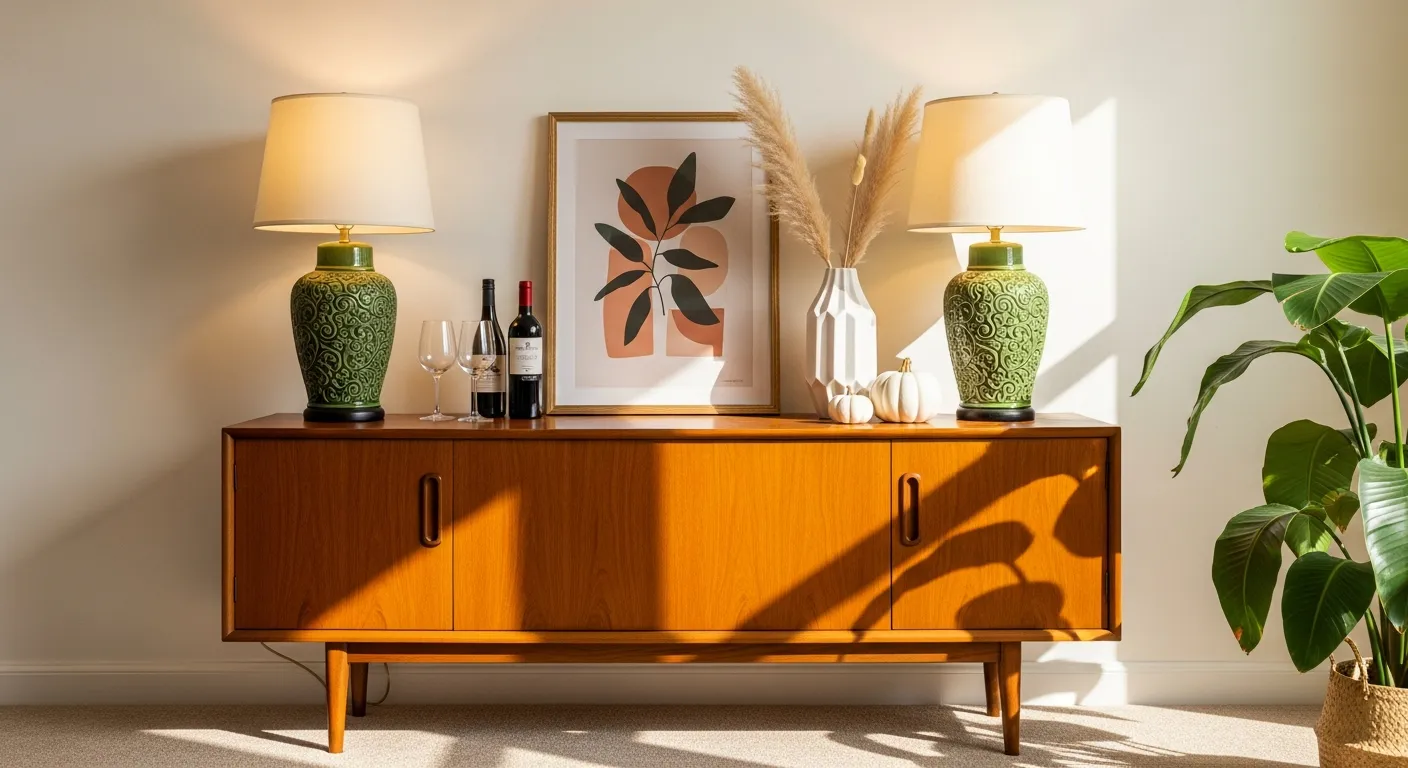 How to Decorate a Credenza