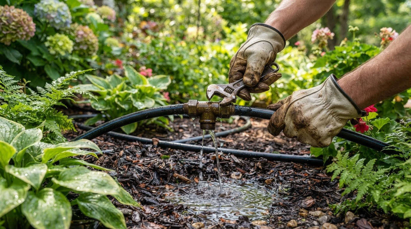 How to Find and Fix Water Waste in a Garden Irrigation System