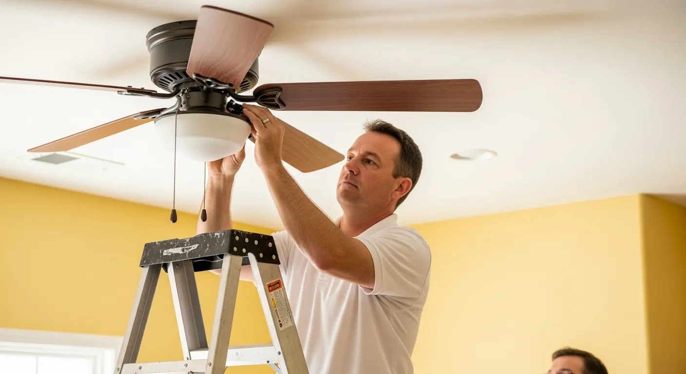 How to Take a Ceiling Fan Down