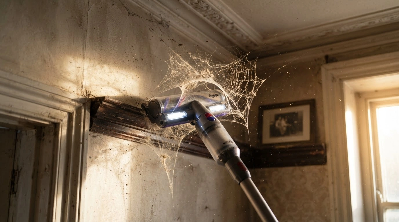Is it okay to vacuum cobwebs