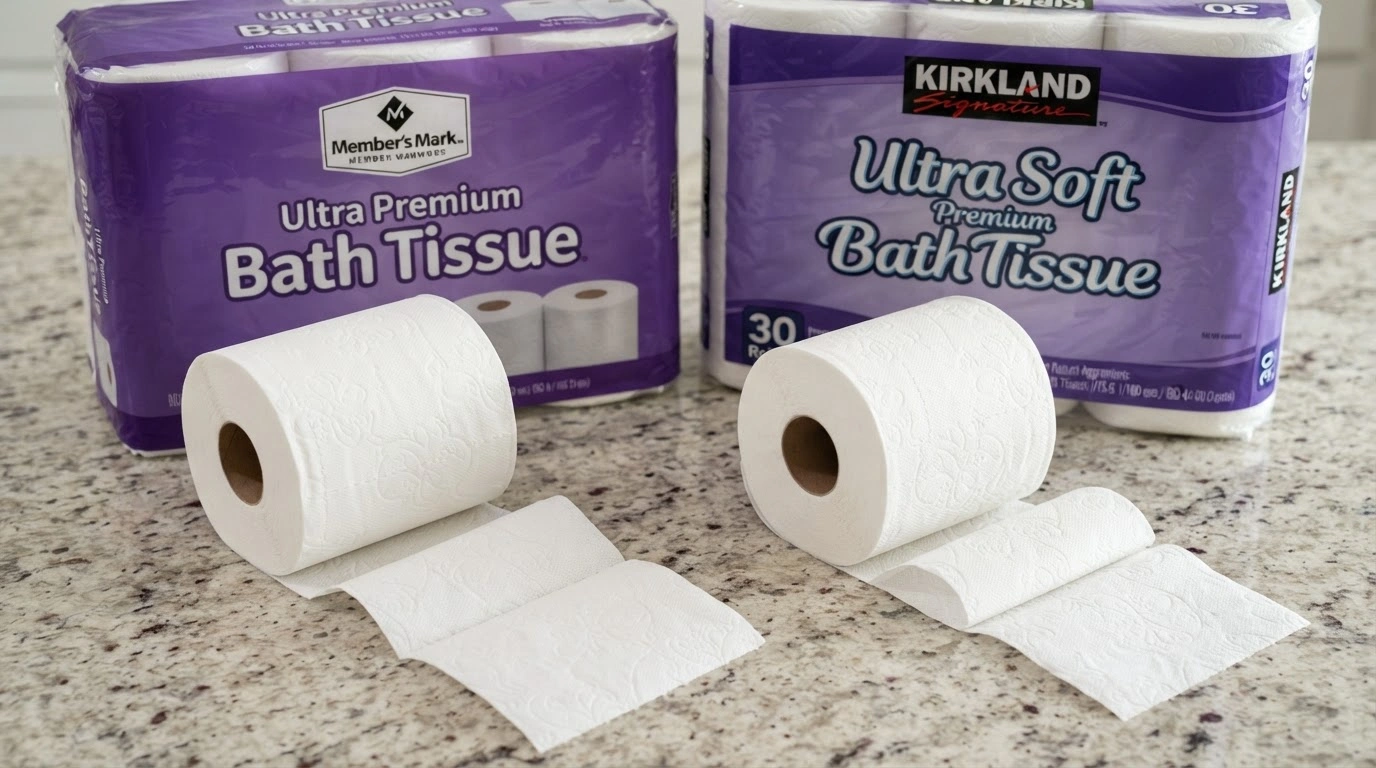 Member's Mark Toilet Paper vs Kirkland