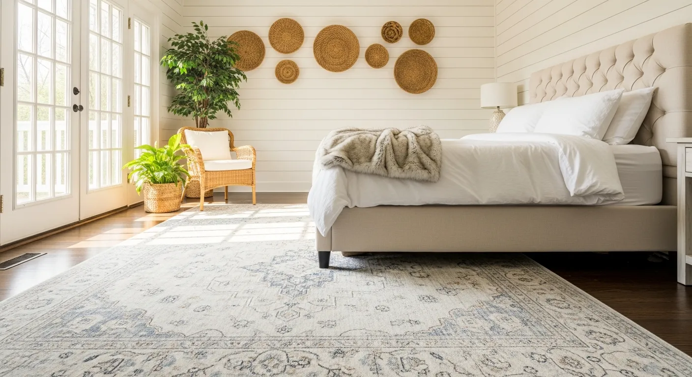 Rug Size for Queen Bed