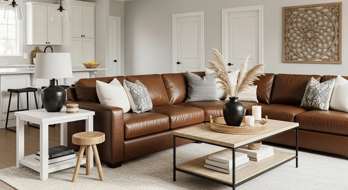 What Color Pillows Go With a Dark Brown Couch