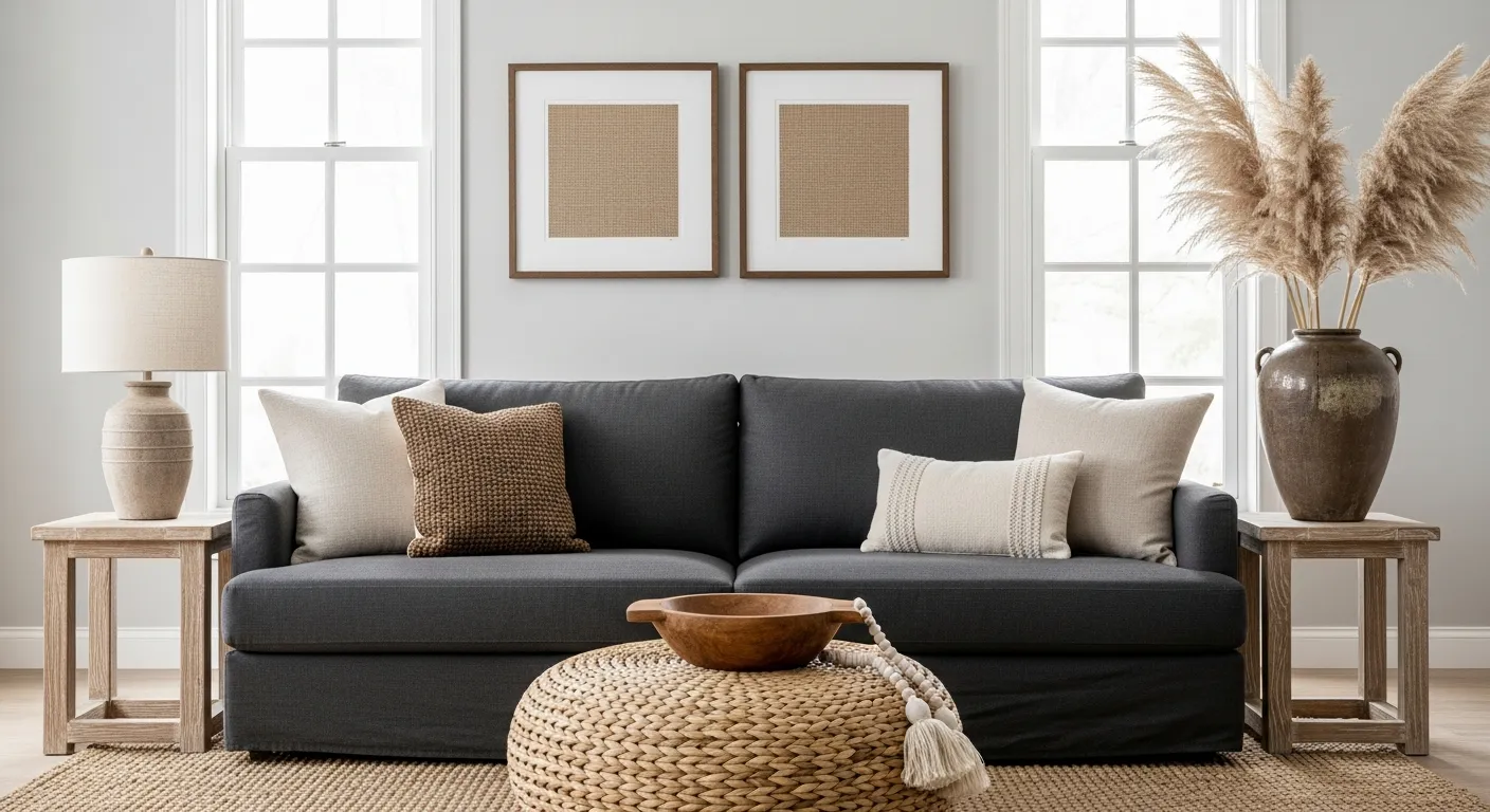 What Color Throw Pillows for Grey and Dark Grey Couch