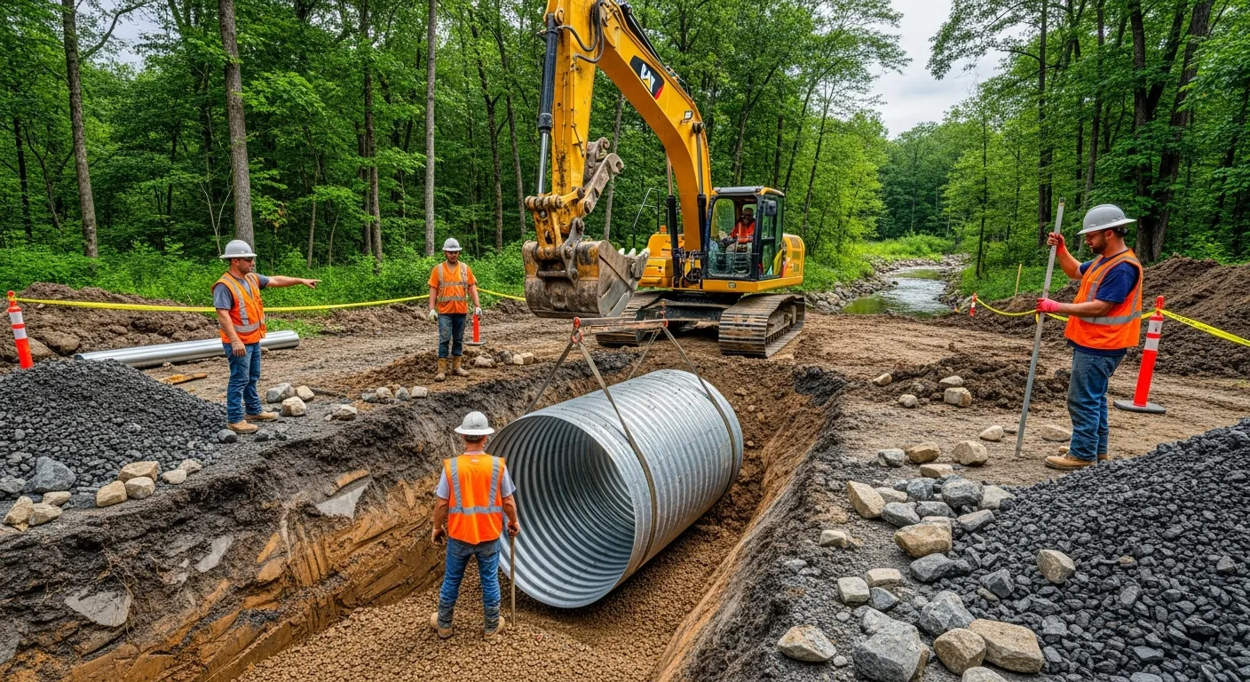 What to Expect During a Culvert Replacement Project on Your Property