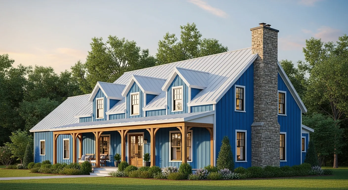 White Metal Roof
