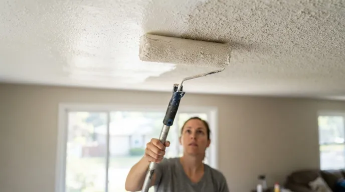 How to Paint a Textured Ceiling