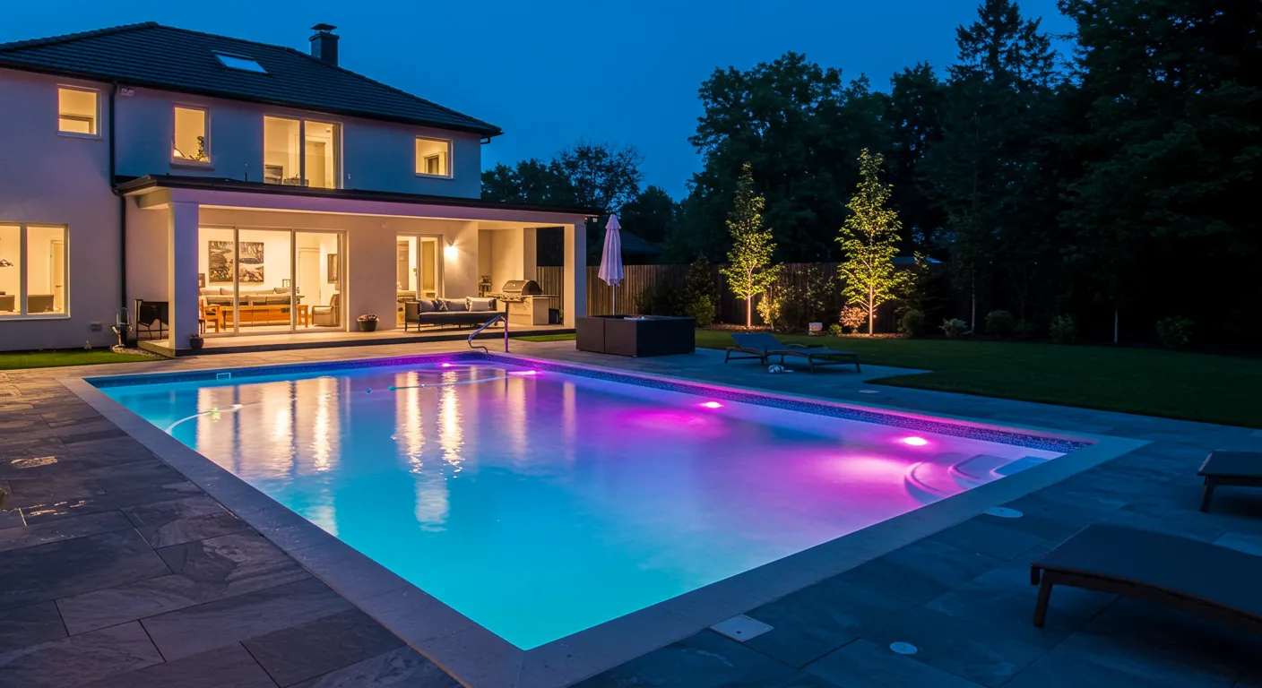 LED Lighting in the pool LED Lighting in the pool