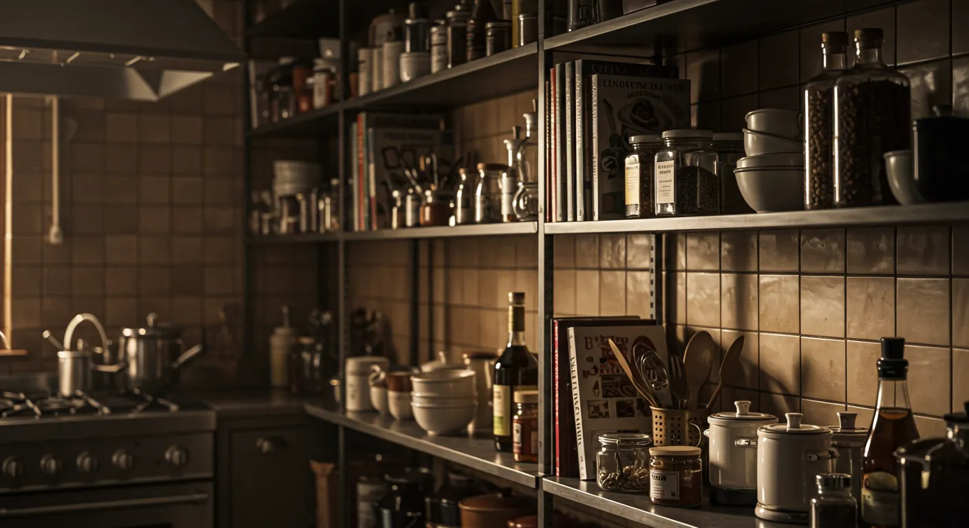 Open Shelving Overload Kitchen Cabinet