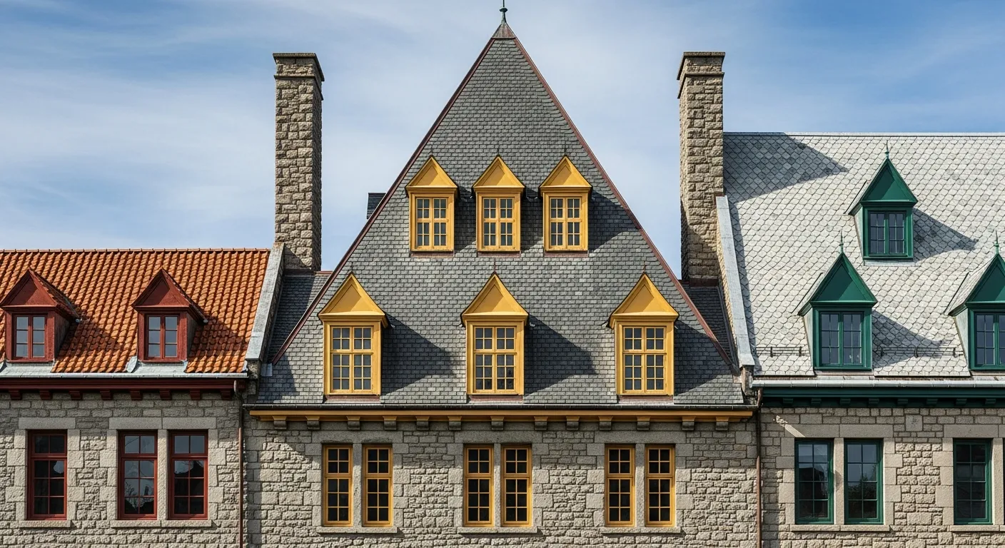a row of houses with windows on each of them